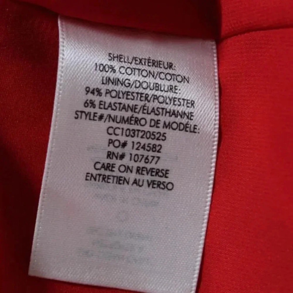 Alice + Olivia Avi Ruffle Swiss Dot Red Mini Dress - Size 4 - Picture 12 of 13